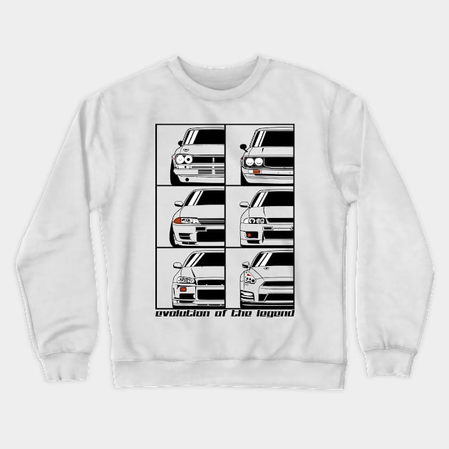 Skyline GTR generation Crewneck Sweatshirt by Markaryan